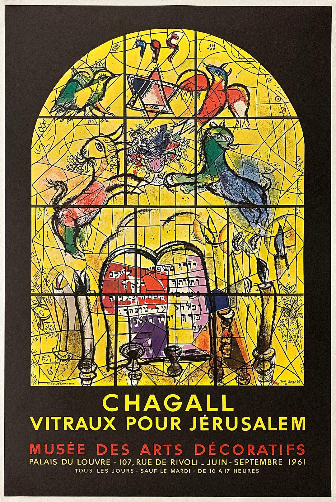 Original Vintage Marc Chagall Musee des Arts Decoratifs 1961