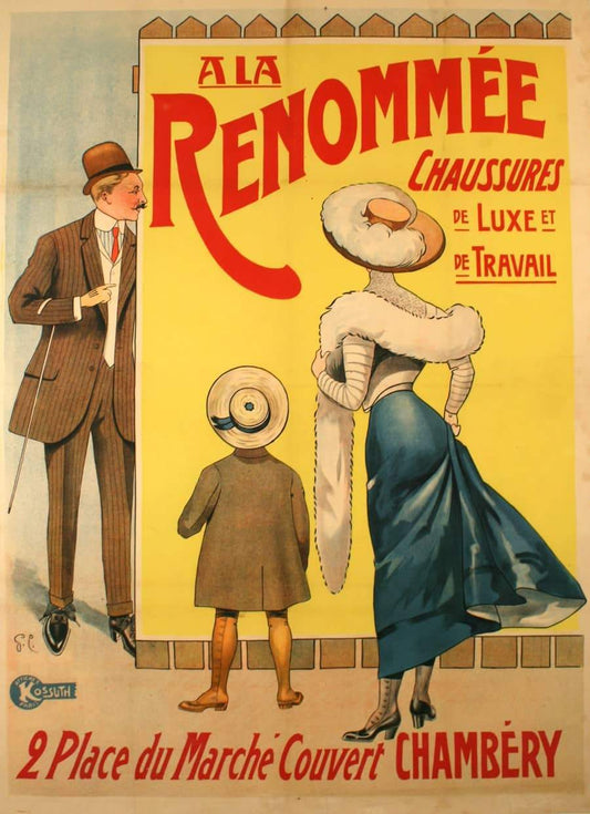 Original c1910 Poster - A La Renomee Department Store