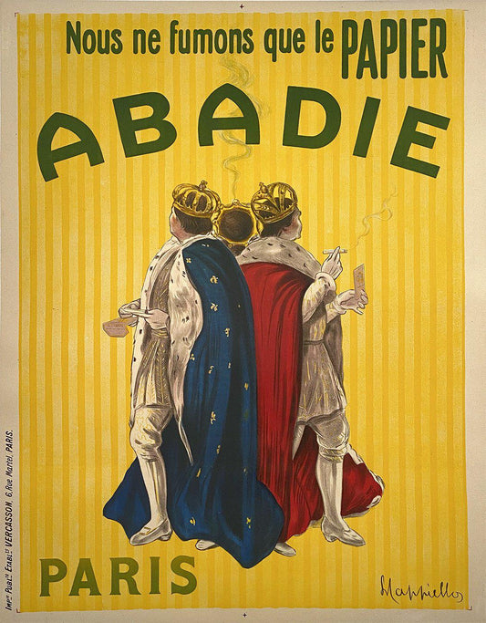Abadie Original Poster by Leonetto Cappiello 1911 - Cigarette Paper