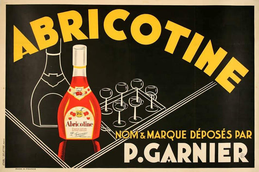Abricotine Liqueur Original Vintage Poster for P. Garnier c1930