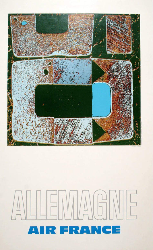 Original Air France 1970s Poster for Travel to Germany by Pages