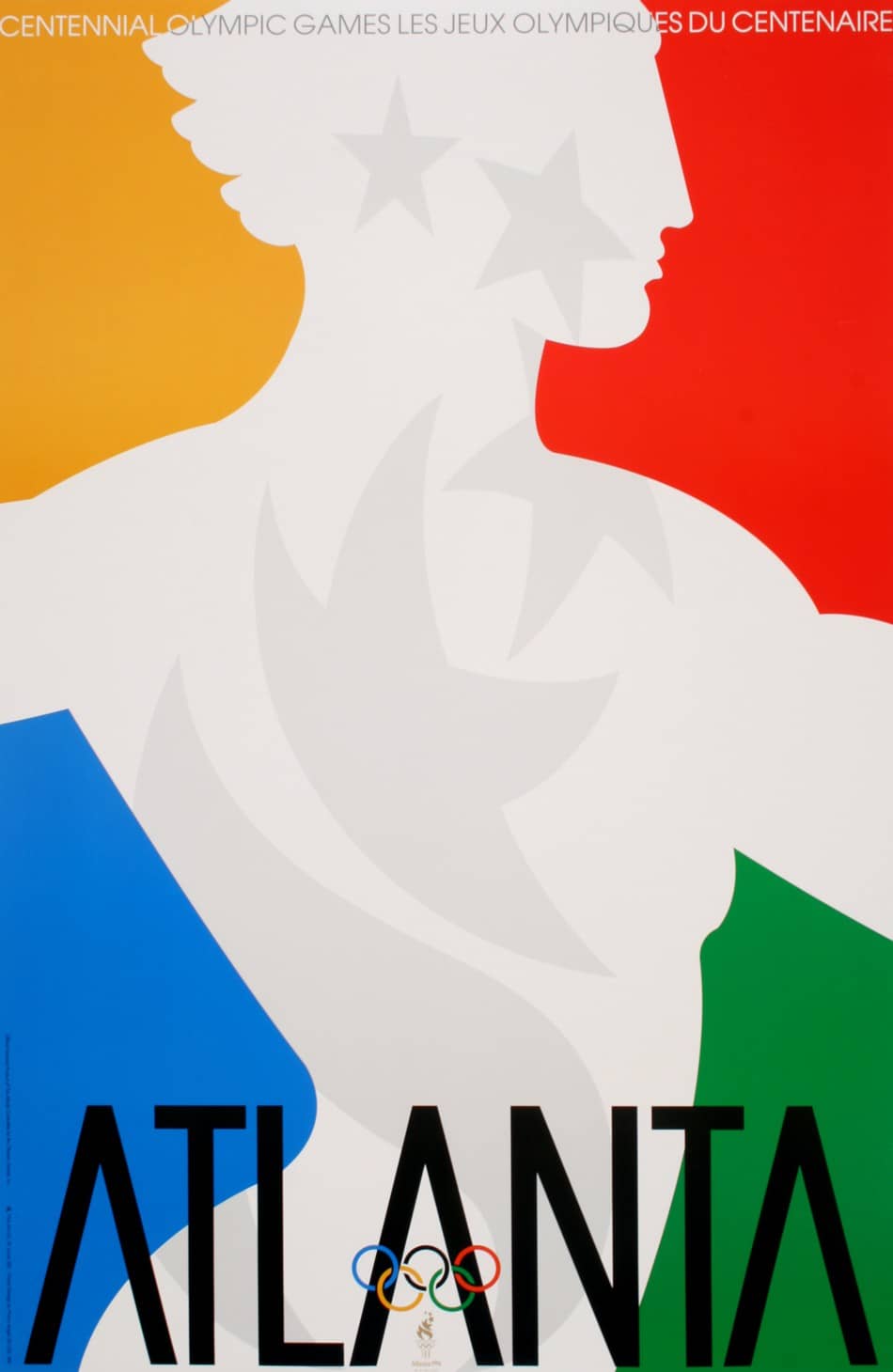Atlanta Olympics 1996 Poster by Angeli Large Format