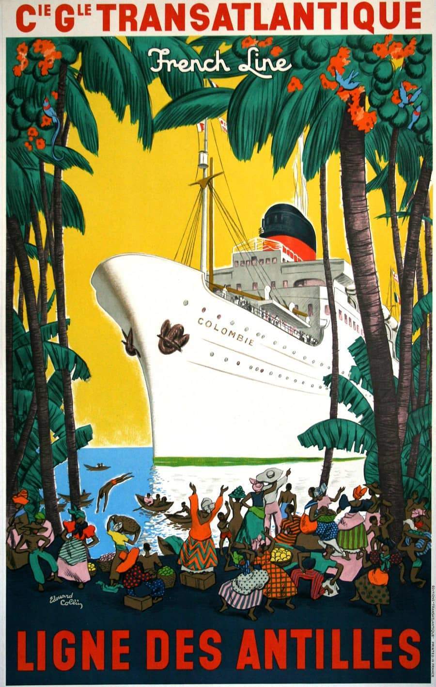 CGT - Ligne Des Antilles-Poster-The Ross Art Group