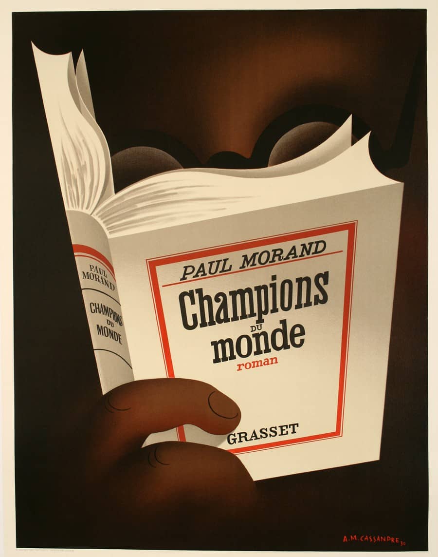 Cassandre Champions du Monde Estate Authorized Restrike Poster c1985