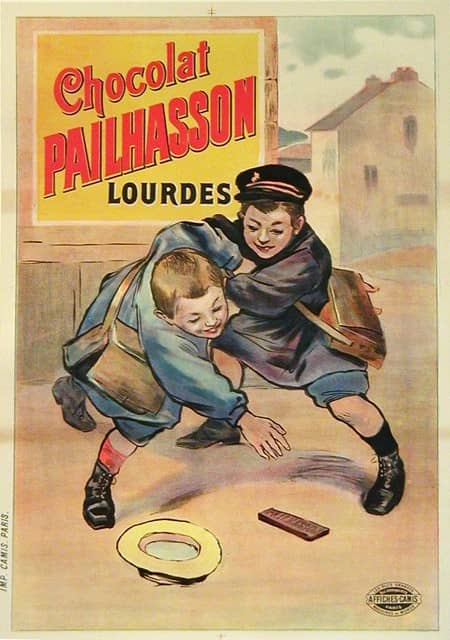 Original Vintage French Chocolate Poster Chocolat Pailhasson c1910