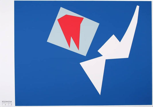 Collage of 4 Colors by Olga Rosanova 1989