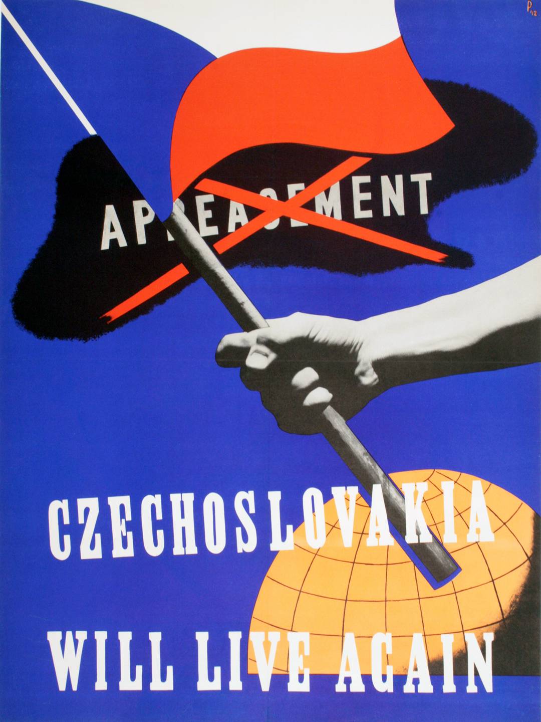 Czechoslovakia Will Live Again Original Poster by Peel 1943