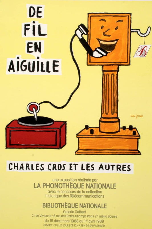 De Fil en Aiguille Poster 1989 by Raymond Savignac