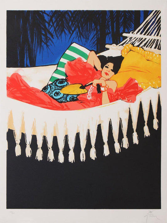 Rene Gruau HandSigned and Numbered Print - Dioressence 1989