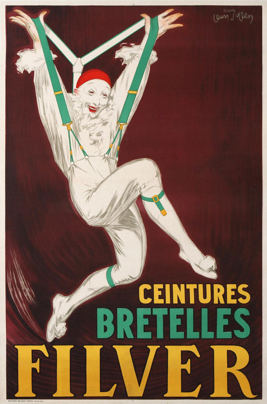 Original Vintage Filver Poster by Jean d'Ylen 1930 Suspenders