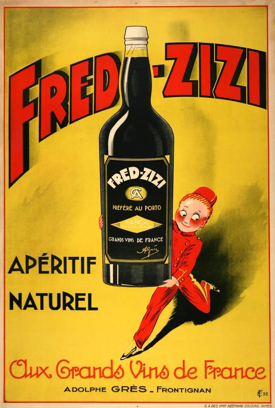 Fred Zizi Original Vintage Poster Deco Style 1932