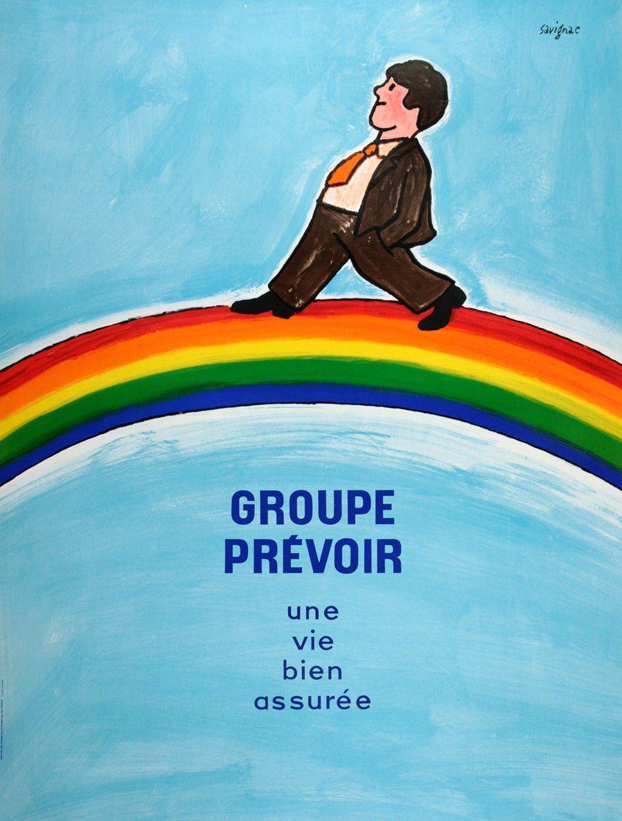 Groupe Prevoir Original Poster by Raymond Savignac 1984
