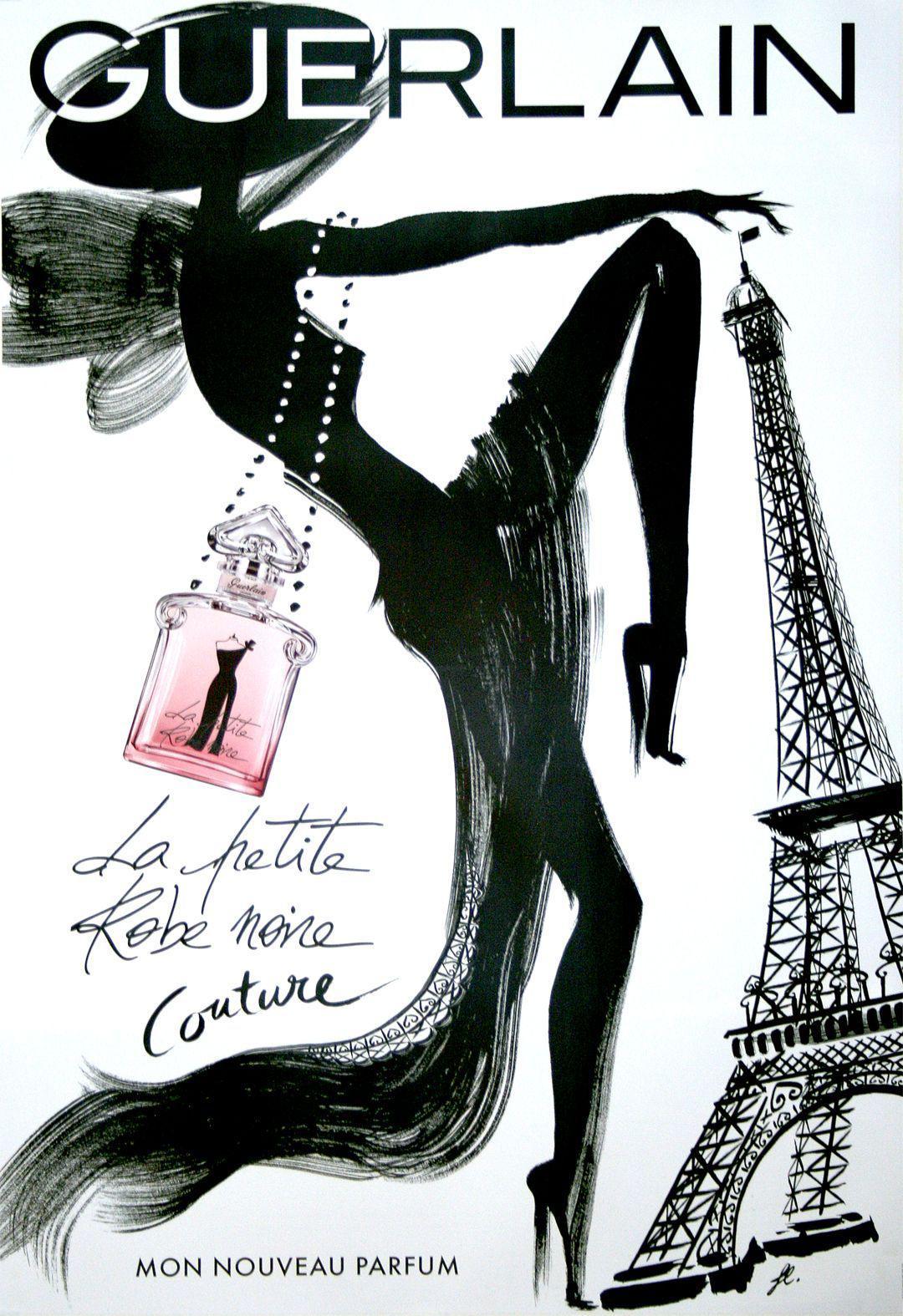Guerlain - La Petite Robe Noire Original Vintage Poster 2009