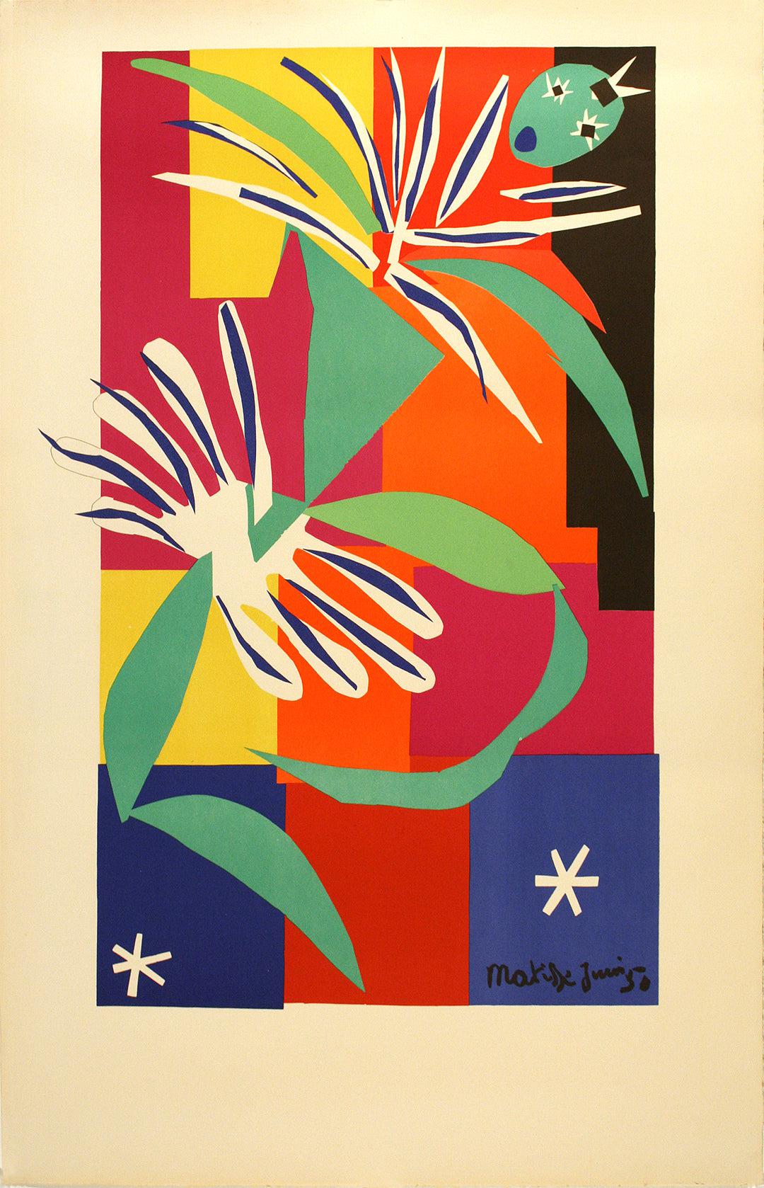 Original Vintage Henri Matisse Limited Edition Print La Danseuse Creole Nice 1965