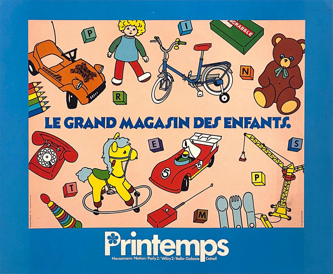 Le Grand Magasin des Enfants Printemps c1970 Children's Department