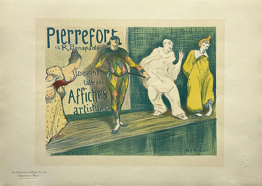 Original Maitres De L'Affiche - Pl 102 Pierrefort by Ibels 1897