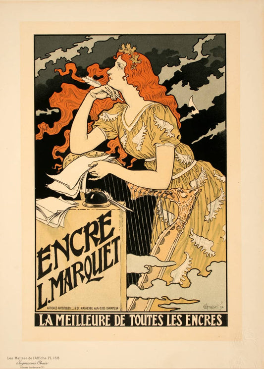 Maitres De L'Affiche - Pl 158 Original Encre Marquet by Eugene Grasset