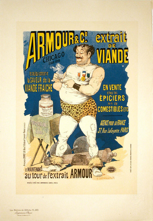Original Maitres de L'Affiche Poster PL 163 - Armour & Co by Albert Guillaume