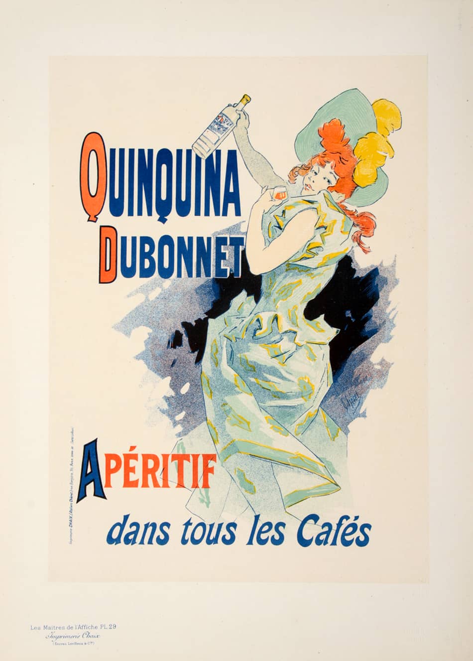Original Maitres de L'Affiche Poster PL 29 - Quinquina Dubonnet by Jules Cheret