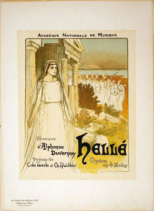 Maitres de L'Affiche Plate 34 Helle by Steinlen Original