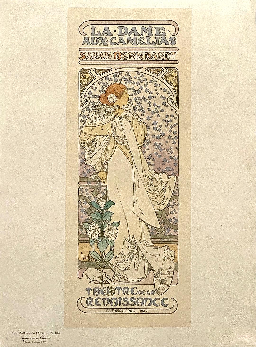 Maitres de L'Affiche Pl.144 - La Dame Aux Camelias - Alphons Mucha 1897