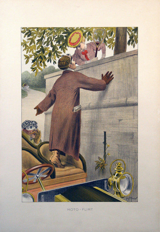 Moto Flirt-Poster-The Ross Art Group