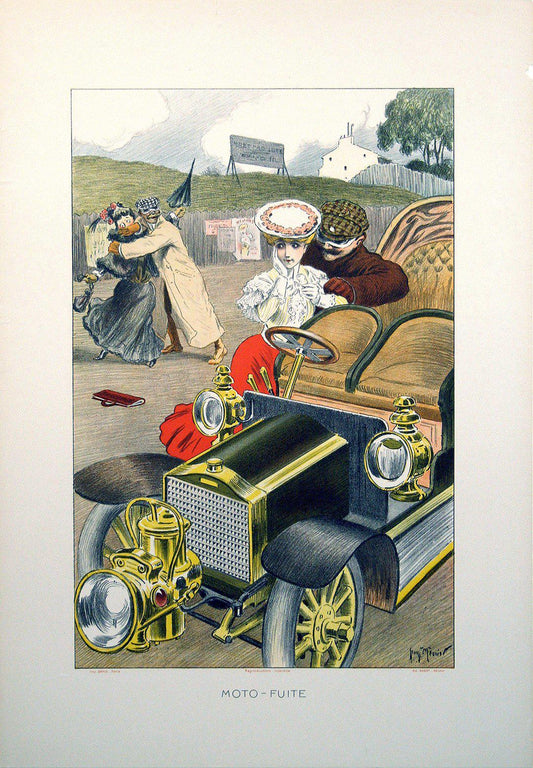 Moto Fuite-Poster-The Ross Art Group