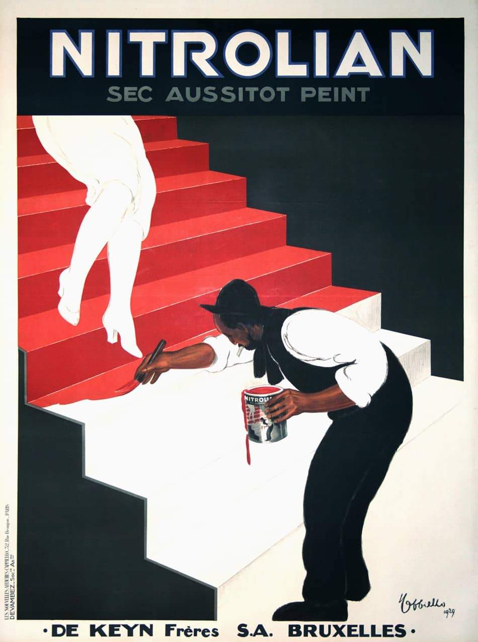 Original Leonetto Cappiello Nitrolian Poster 1929 for Paint