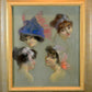 Pastel of Four Women - Cheret