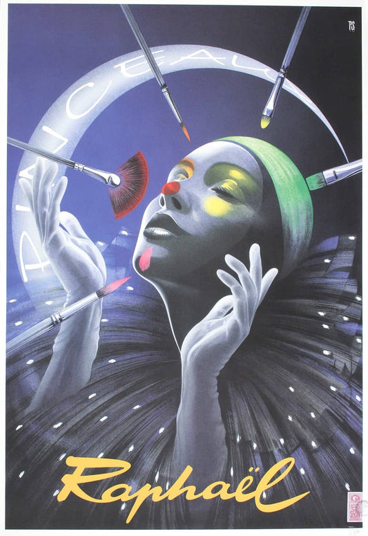 Original Vintage Poster Raphael by Philippe Sommer 2003 Art Supplies