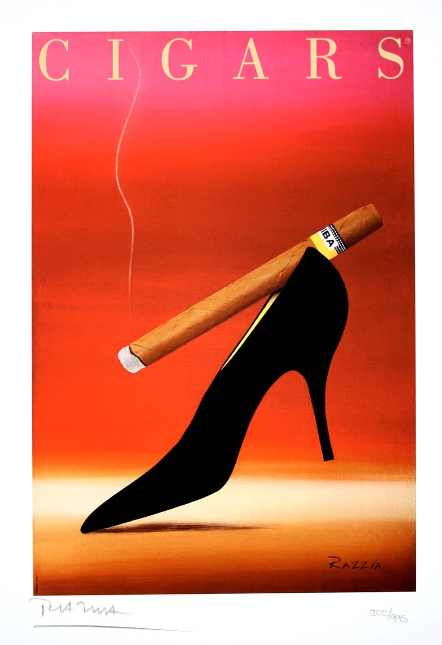 Razzia Limited Edition Hand Signed and Numbered Poster for Cigars 2007