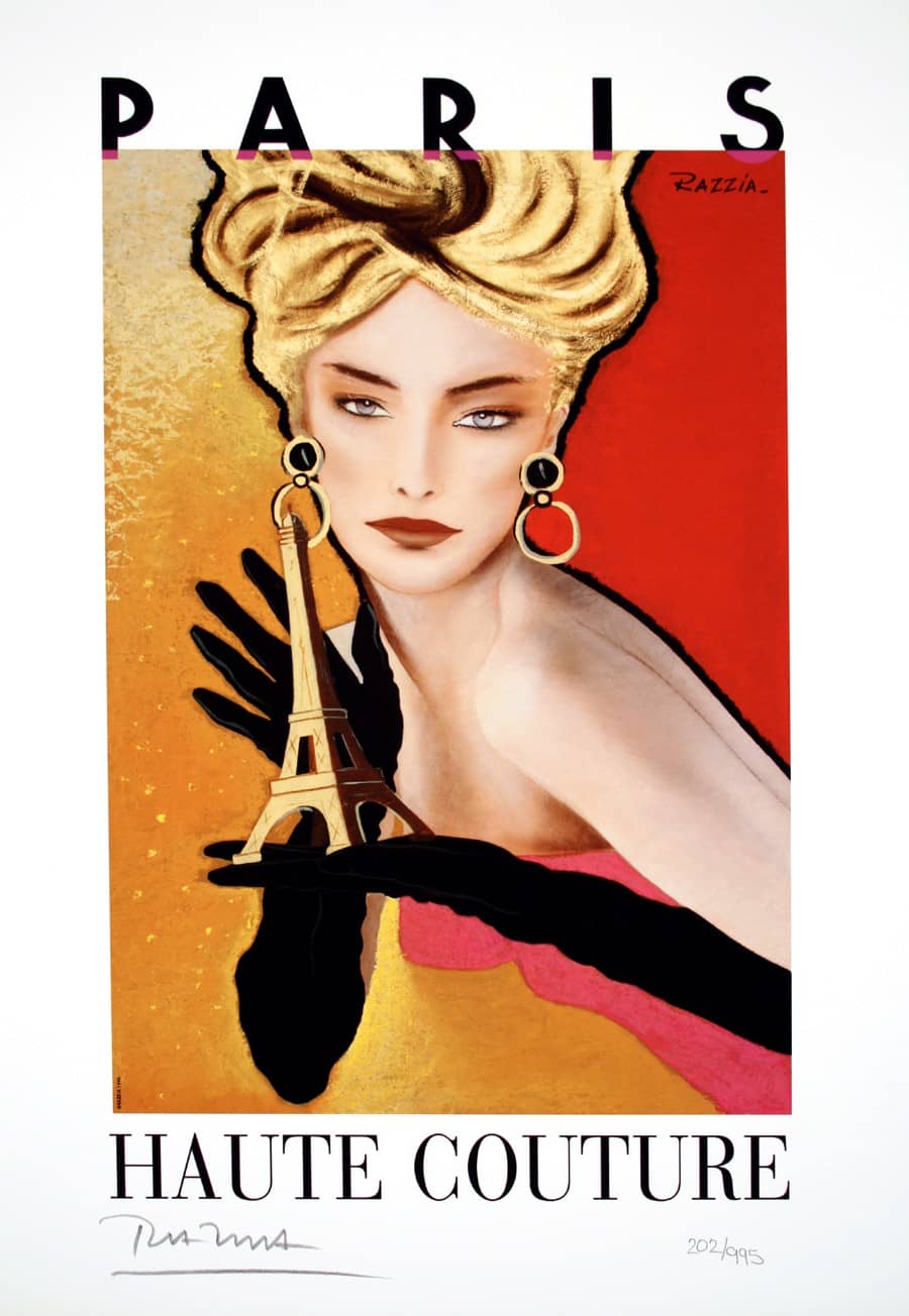 Razzia Limited Edition Hand Signed and Numbered Poster for Haute Couture 2007
